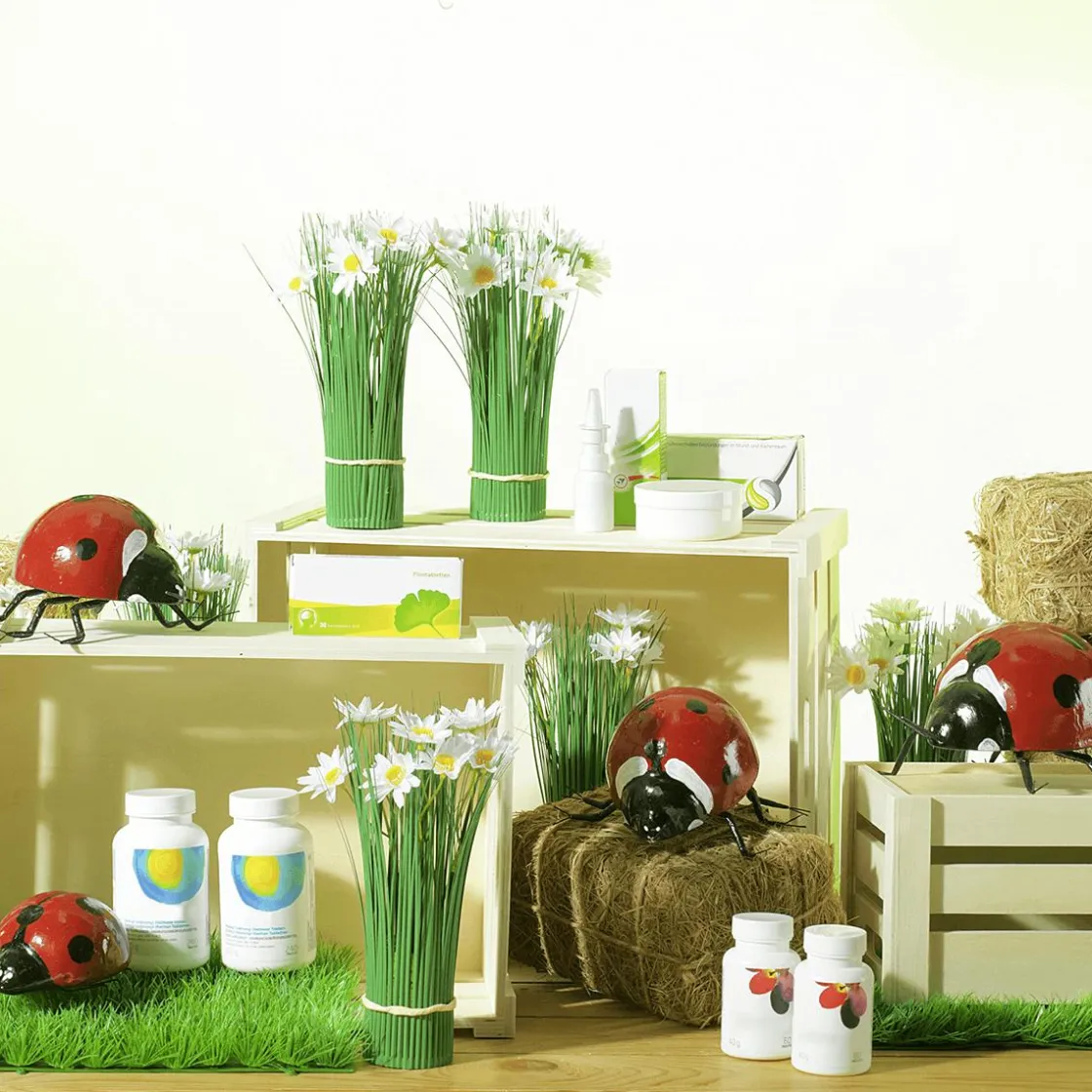 DecoWoerner Decoración De Primavera|Decoración De Animales>Mariquita Decorativa, Longitud 11 Cm