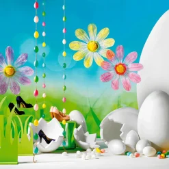 DecoWoerner Decoración De Pascua>Medio Huevo Gigante Decorativo, Ø 44 Cm