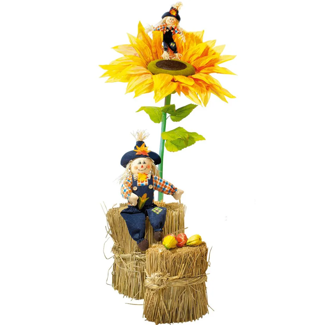 DecoWoerner Decoración De Otoño|Flores Artificiales>Mega Girasol XL 140 Cm