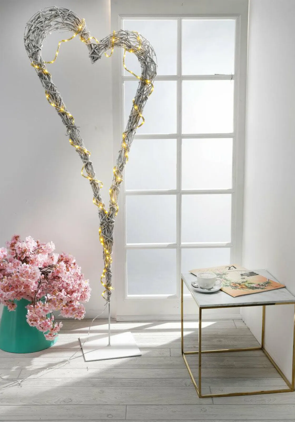 DecoWoerner Expositores Para Tiendas|Macetas Y Artículos De Decoración>Mesa De Metal 45 X 45 Cm,