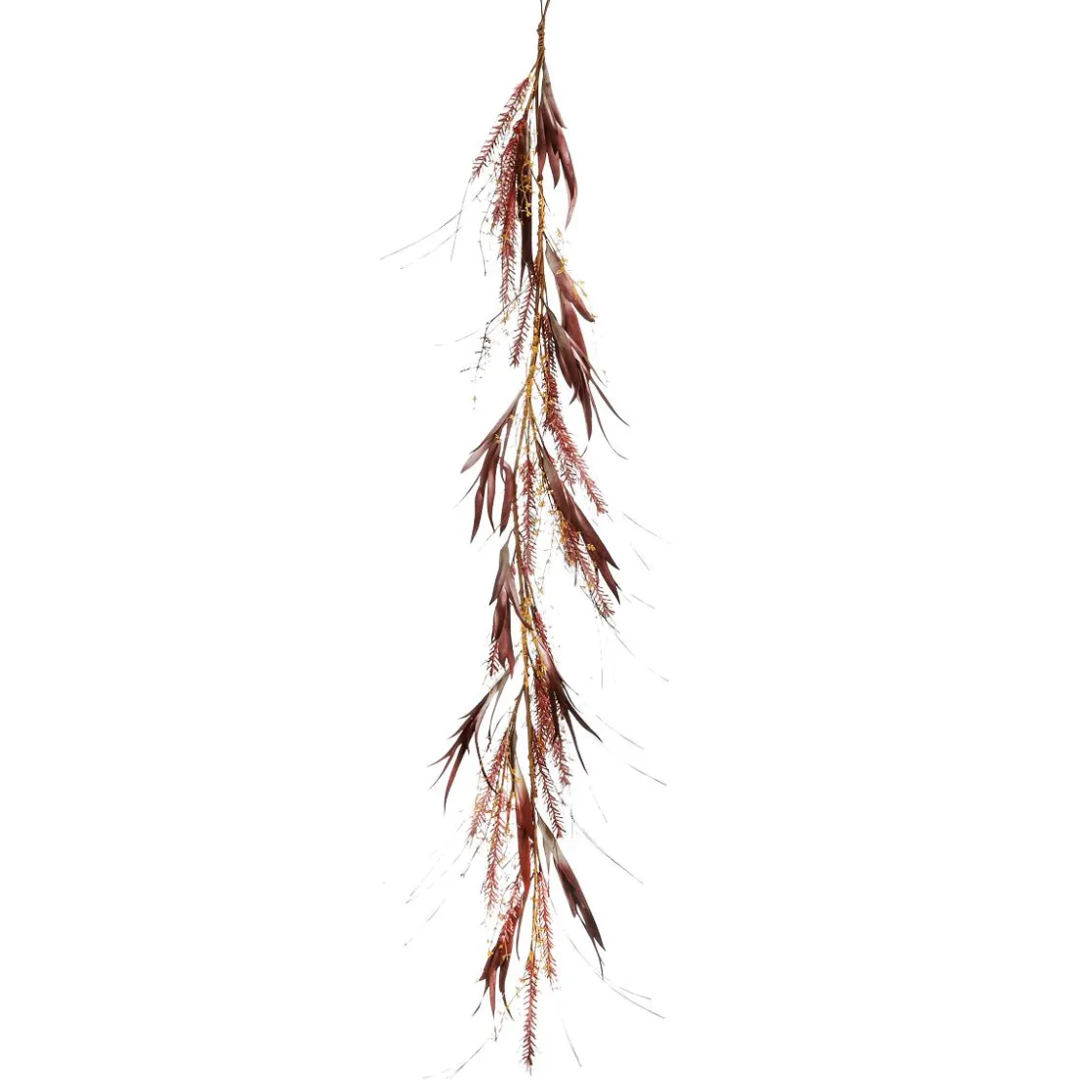 DecoWoerner Decoración De Otoño|Guirnaldas Y Vides>Mezcla De Hierba Limpiadora De Otoño Con Eucalipto 165 Cm