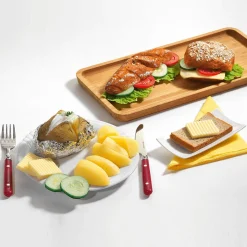 DecoWoerner Platos Y Comida Rápida|Pan Y Pastel>Panecillo Integral Con Ensalada Maniquí 21 Cm