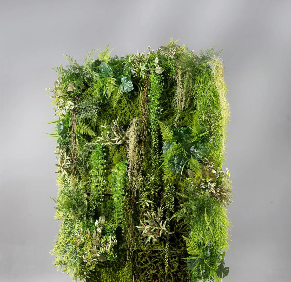 DecoWoerner Decoración De Verano|Decoración De Primavera>Panel De Helecho Artificial 30 X 30 Cm