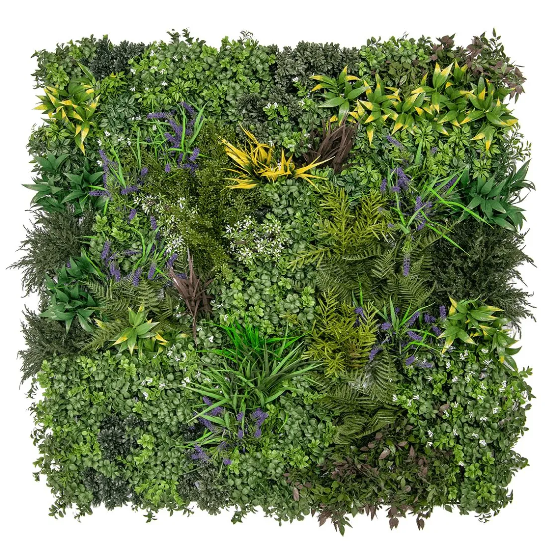 DecoWoerner Paredes De Plantas|Plantas Artificiales Ignífugas>Panel Planta Artificial Mezcla De Hierba Lavanda B1 1 X 1 M