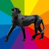DecoWoerner Decoración De Animales>Pantera Decorativa, Color Personalizado