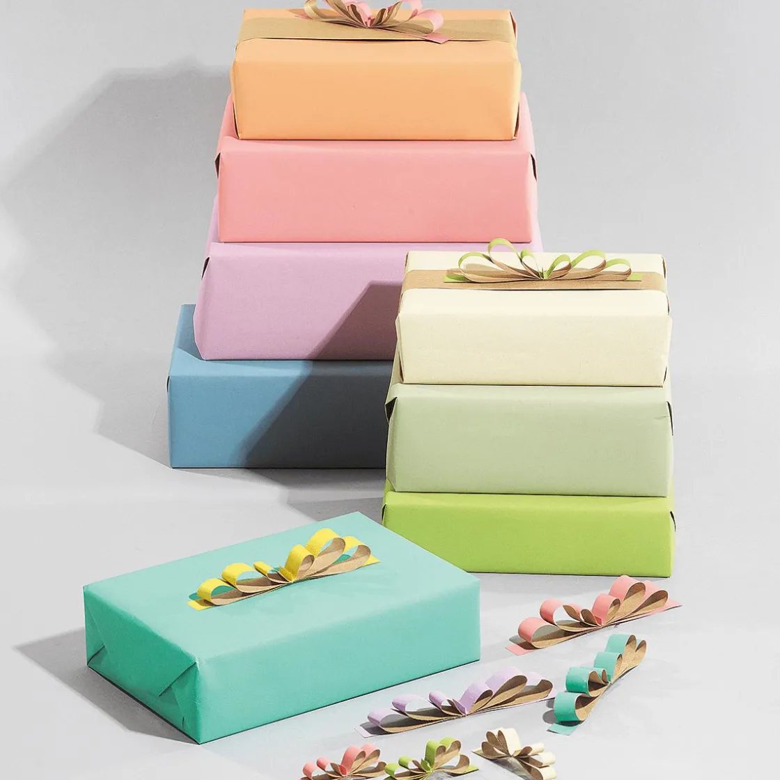DecoWoerner Go Green - Envoltorio Para Regalo Ecológico|Papel De Regalo>Papel Kraft Liso Reciclado - Bobina De Papel De Regalo De 50 M