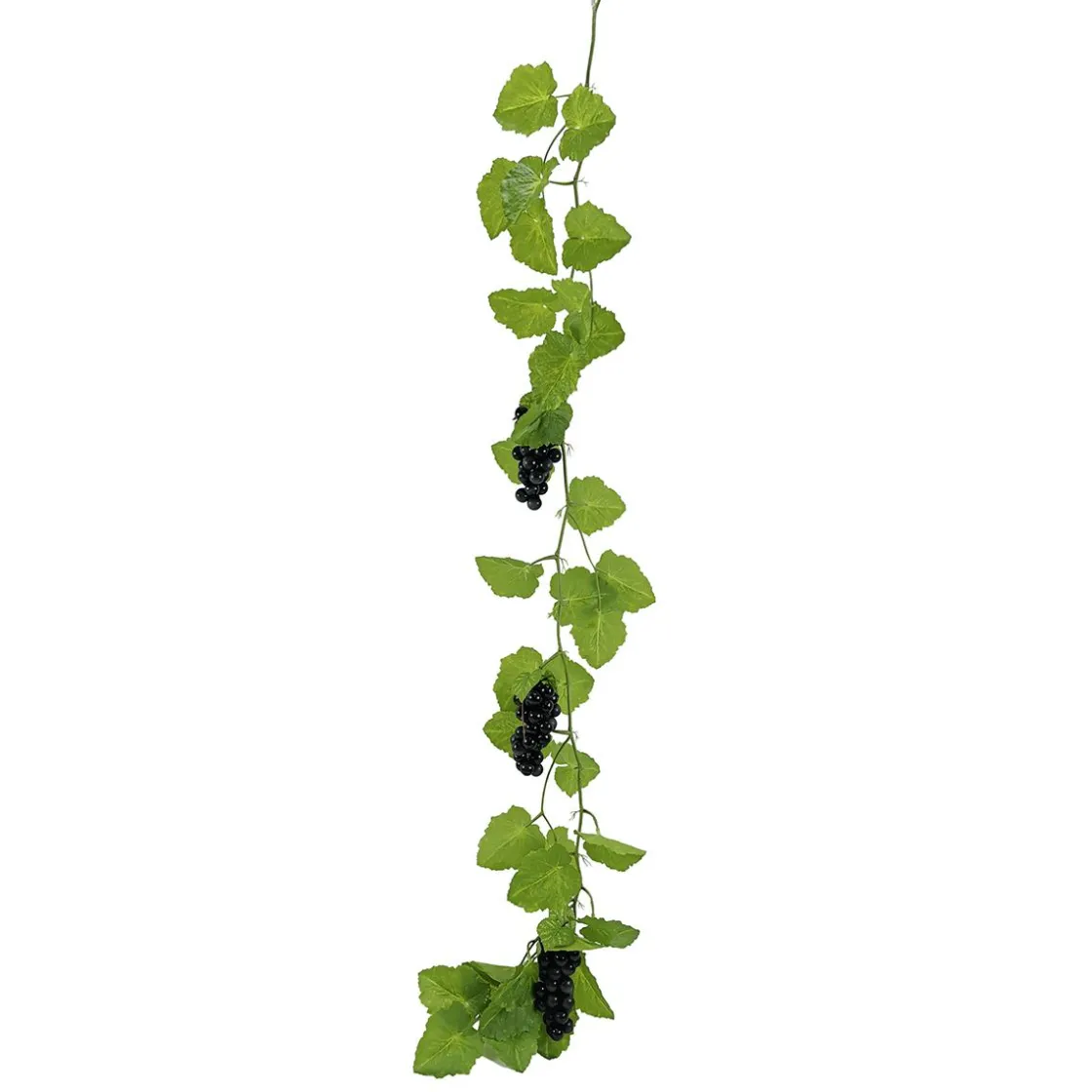 DecoWoerner Decoración De Otoño|Guirnaldas Y Vides>Parra De Hoja De Parra Con Uvas 180 Cm
