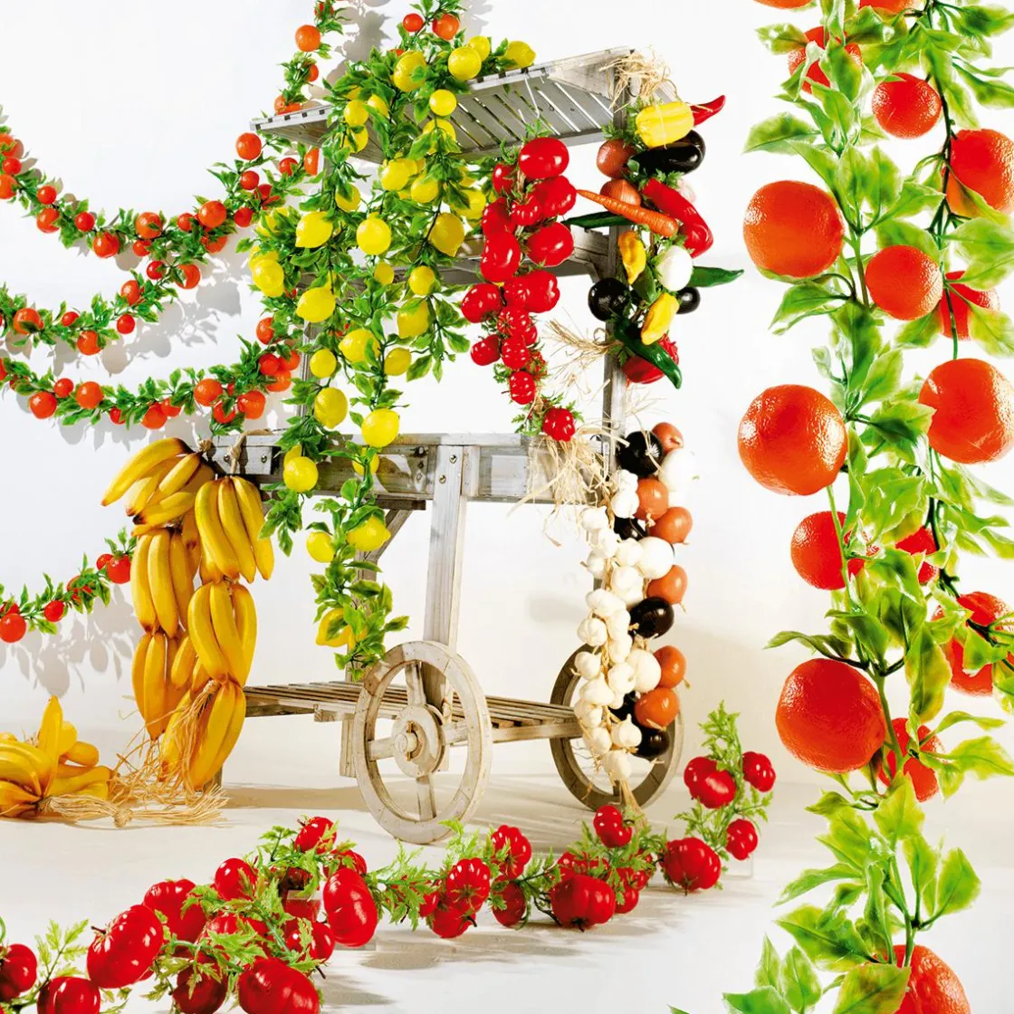 DecoWoerner Guirnaldas Y Vides|Frutas>Parra De Naranjo Artificial 200 Cm