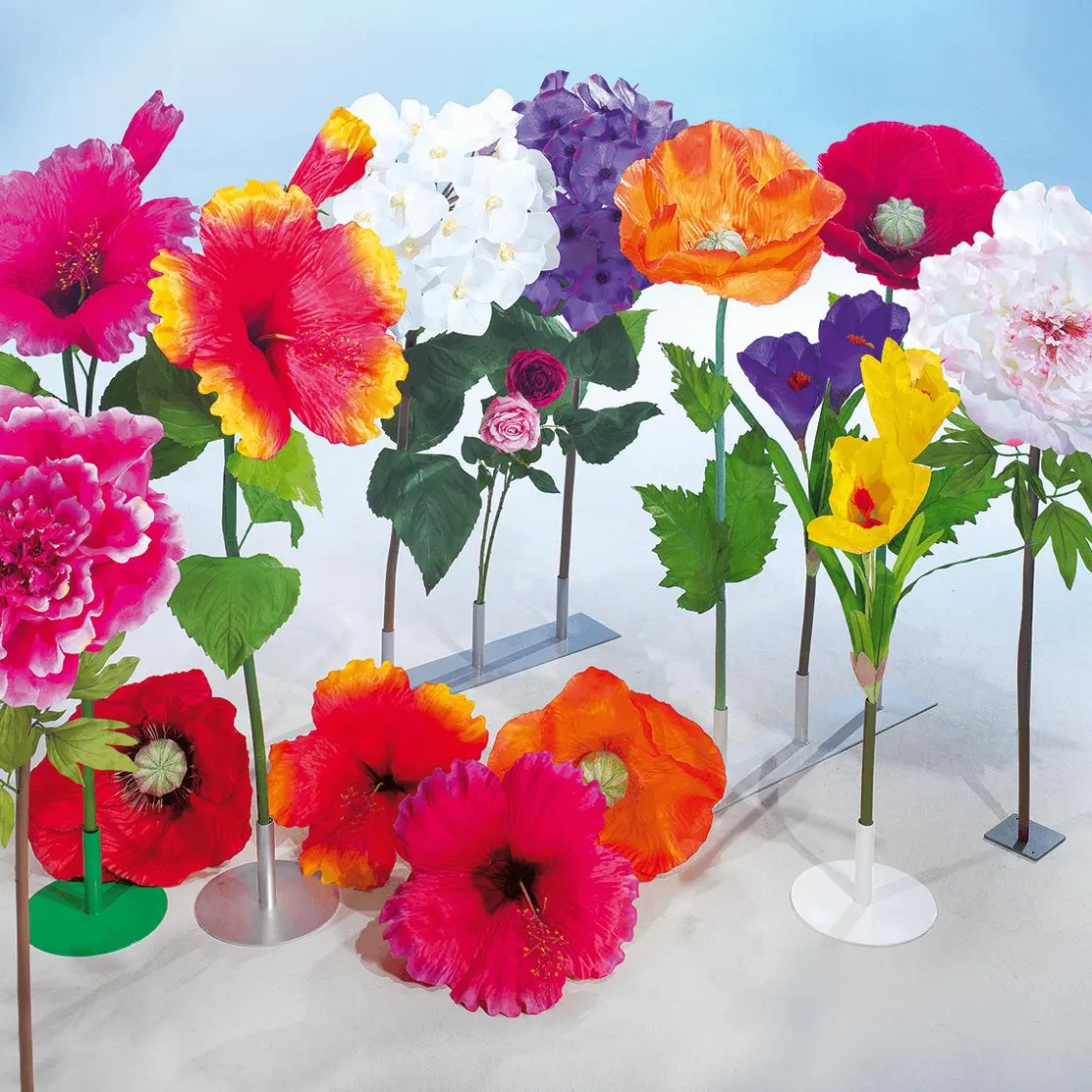DecoWoerner Decoración De Primavera|Flores Artificiales>Peonía Gigante 128 Cm