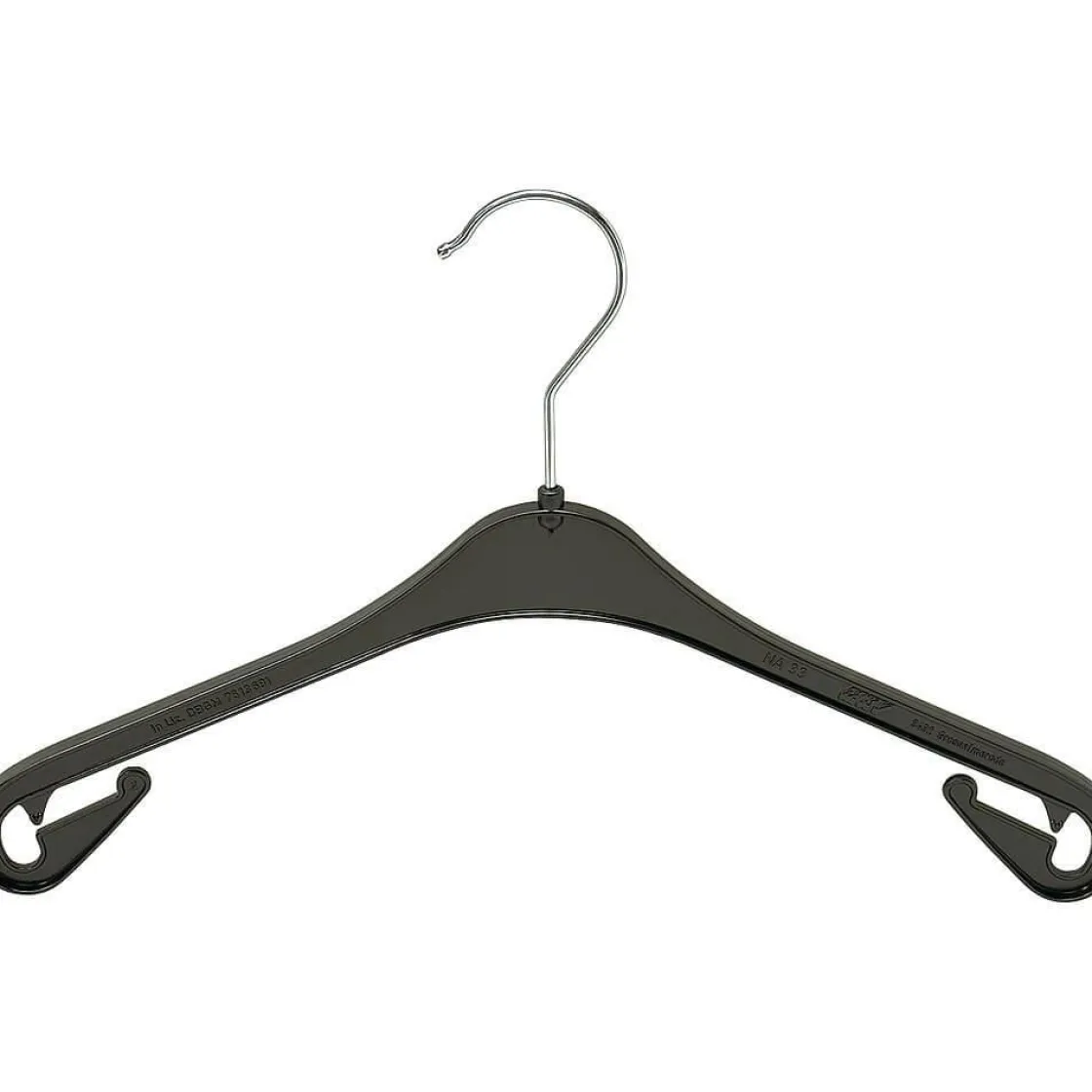 DecoWoerner Perchas>Percha De Plástico, 33 Cm, 1 Caja A'450 Piezas
