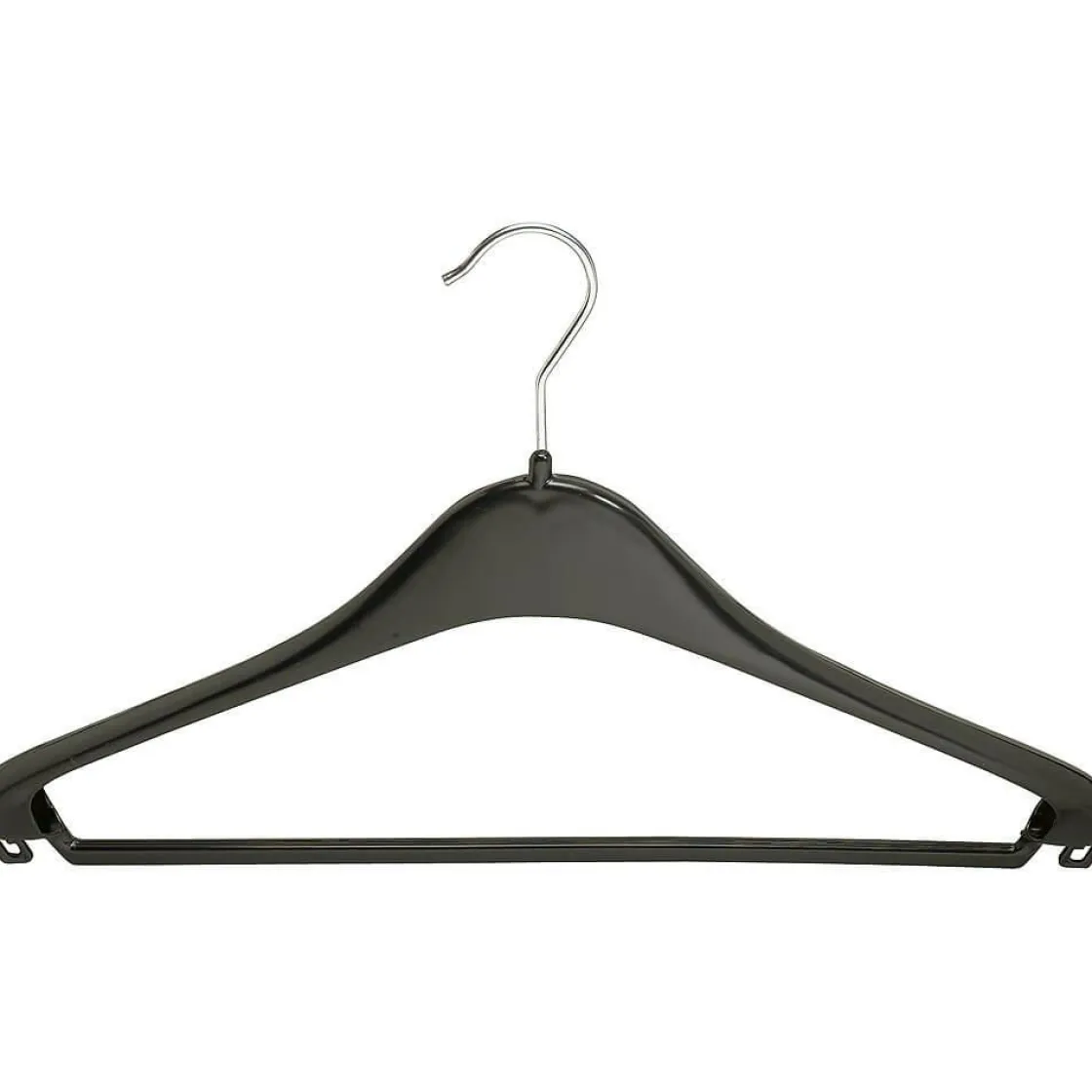 DecoWoerner Perchas>Percha De Plástico Con Barra 44 Cm, 1 Paquete A´10 Piezas