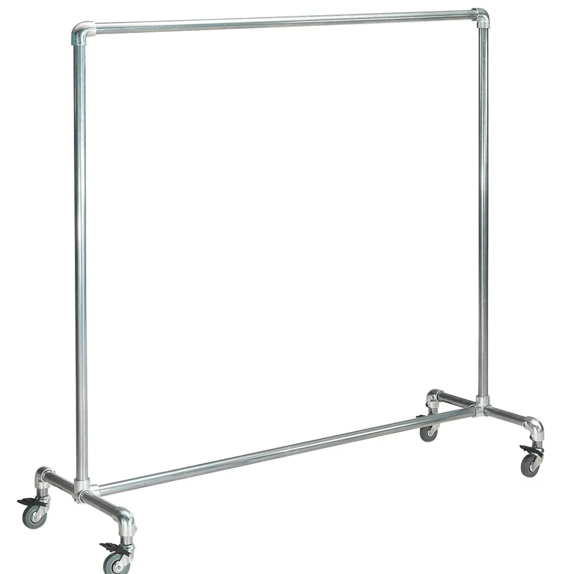 DecoWoerner Percheros>Perchero Con Ruedas FACTORY 160 Cm