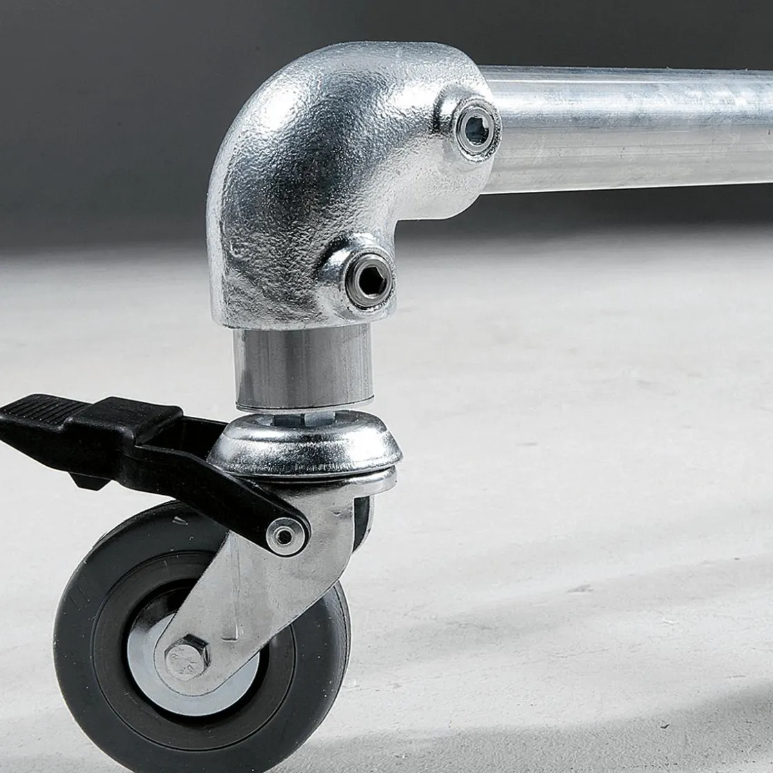 DecoWoerner Percheros>Perchero Con Ruedas FACTORY 160 Cm