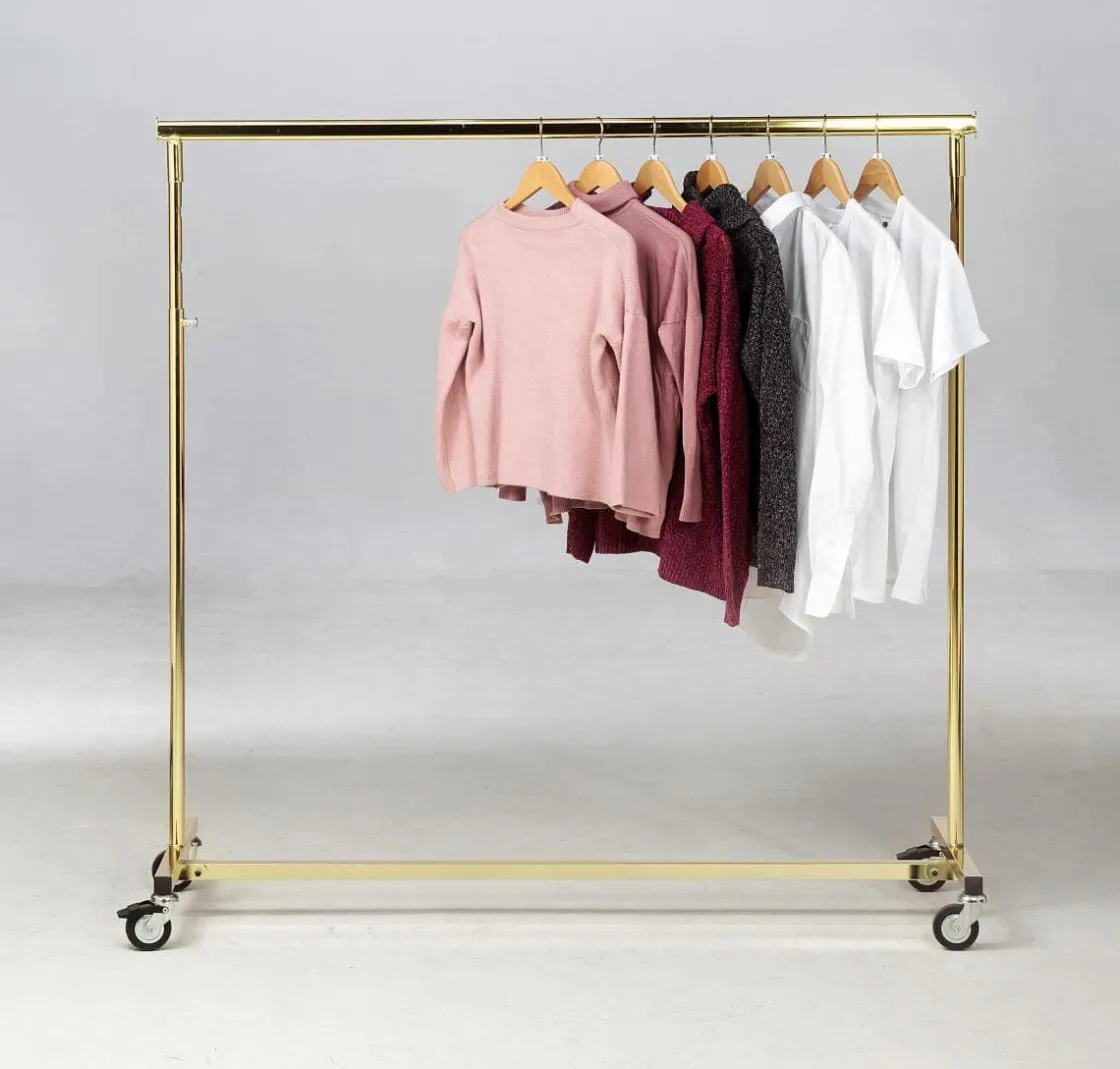 DecoWoerner Percheros>Perchero Plegable Latón 140 Cm