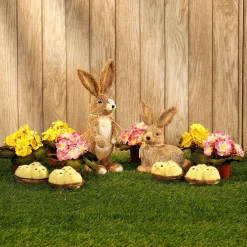 DecoWoerner Decoración De Animales|Decoración De Pascua>Pichones Deco En Nido, 3 Piezas, 10 Cm Ø