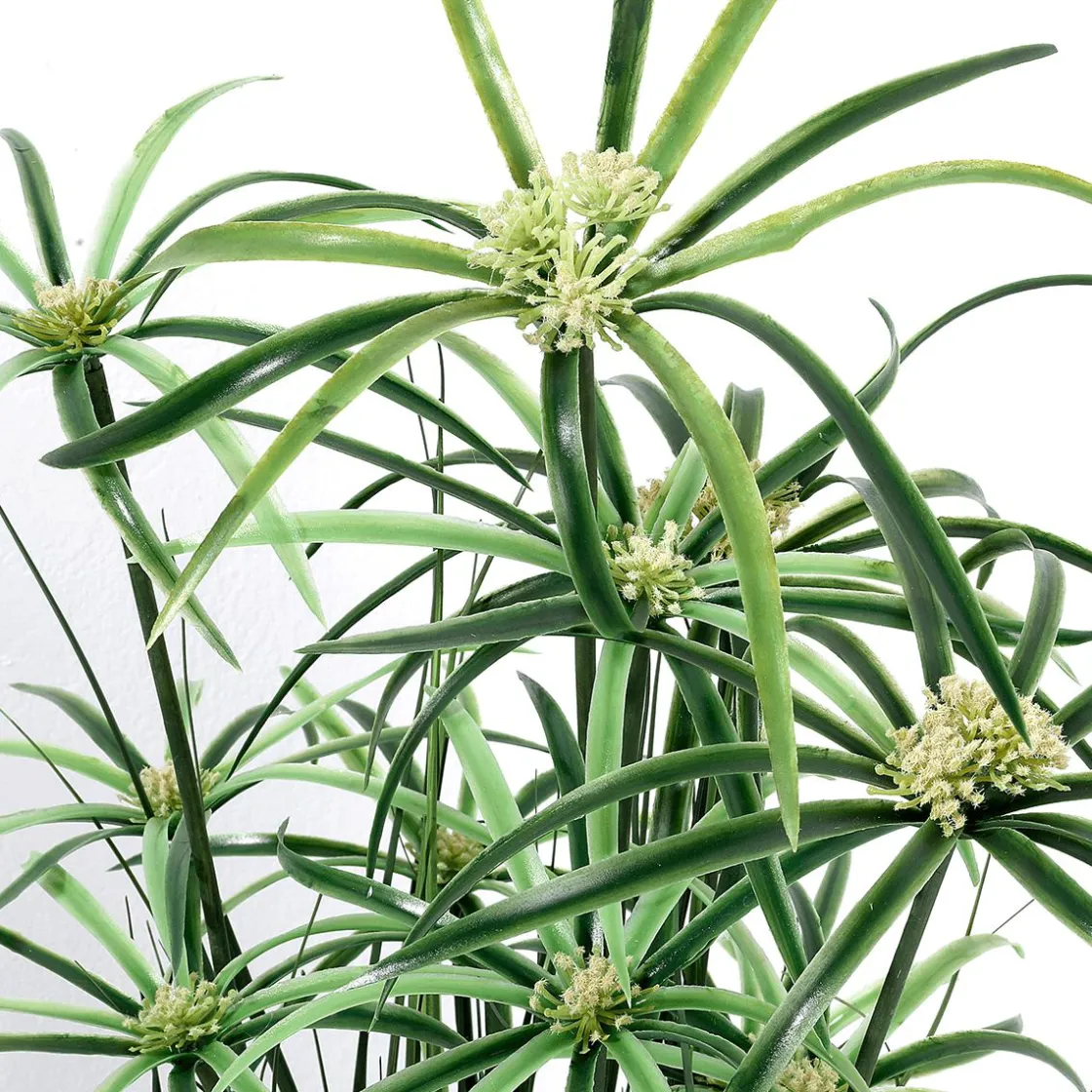 DecoWoerner Hierba Decorativa>Planta Artificial De Papiro En Maceta De 90 Cm