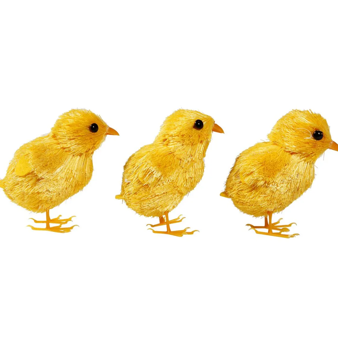 DecoWoerner Decoración De Animales|Decoración De Pascua>Pollitos Decorativos 3 Piezas 7 Cm