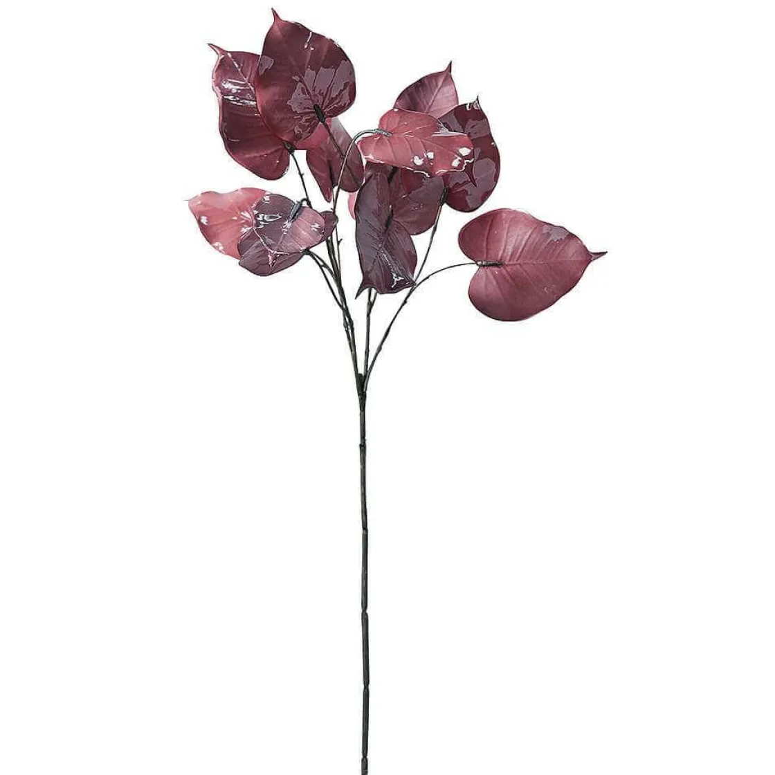 DecoWoerner Decoración De Otoño>Rama Con Fronda Artificial 60 Cm Rosado