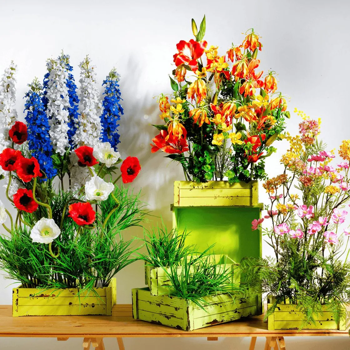 DecoWoerner Decoración De Primavera|Flores Artificiales>Rama De Arte Bouvardia 85 Cm