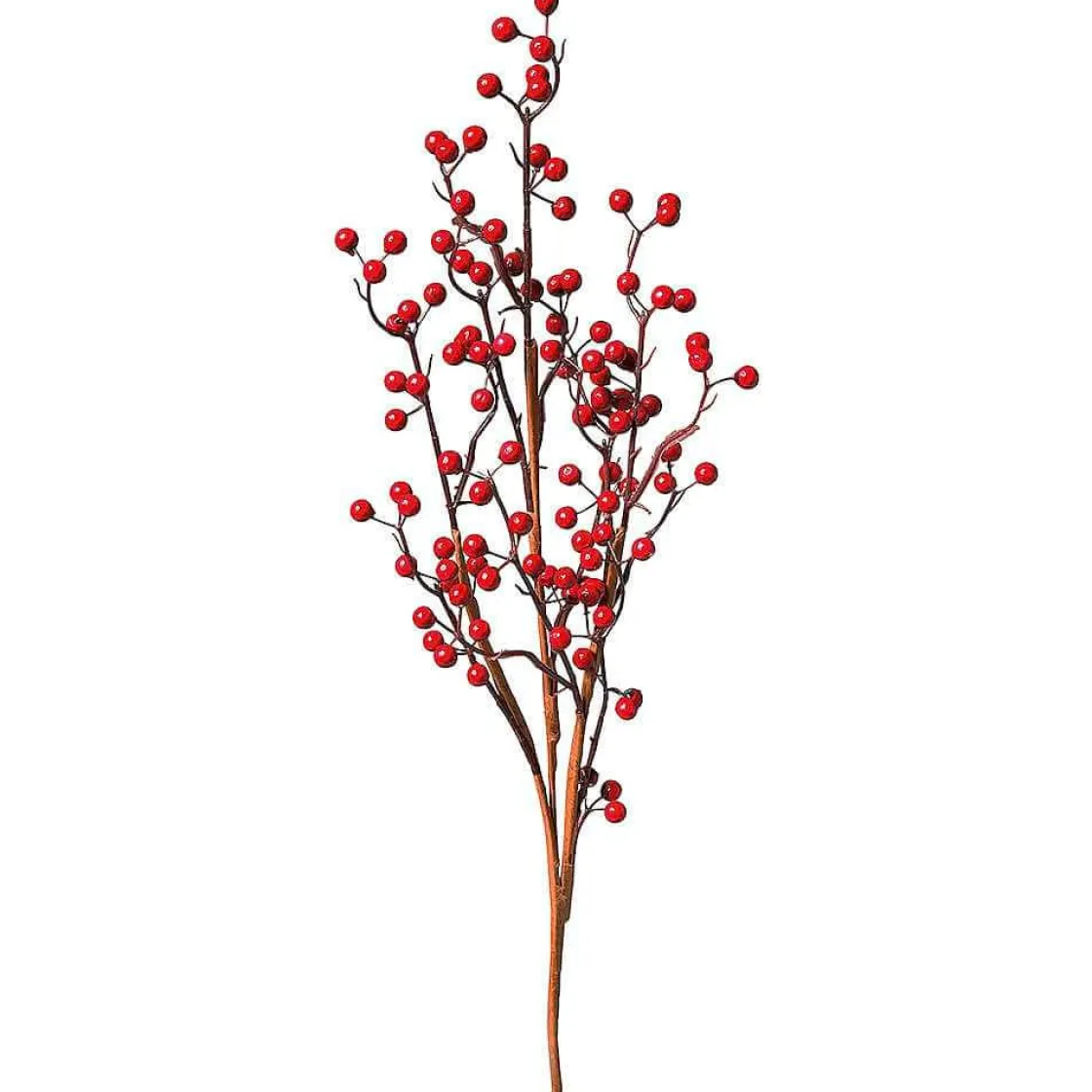 DecoWoerner Decoración De Otoño|Ramas Y Ramitas>Rama De Bayas Artificial Roja, 70 Cm