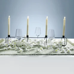 DecoWoerner Decoración De Primavera|Guirnaldas Y Vides>Rama De Flores De Cerezo Decorativas Blanca, 180 Cm