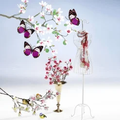 DecoWoerner Ramas Y Ramitas>Rama De Magnolia Artificial Deco 120 Cm