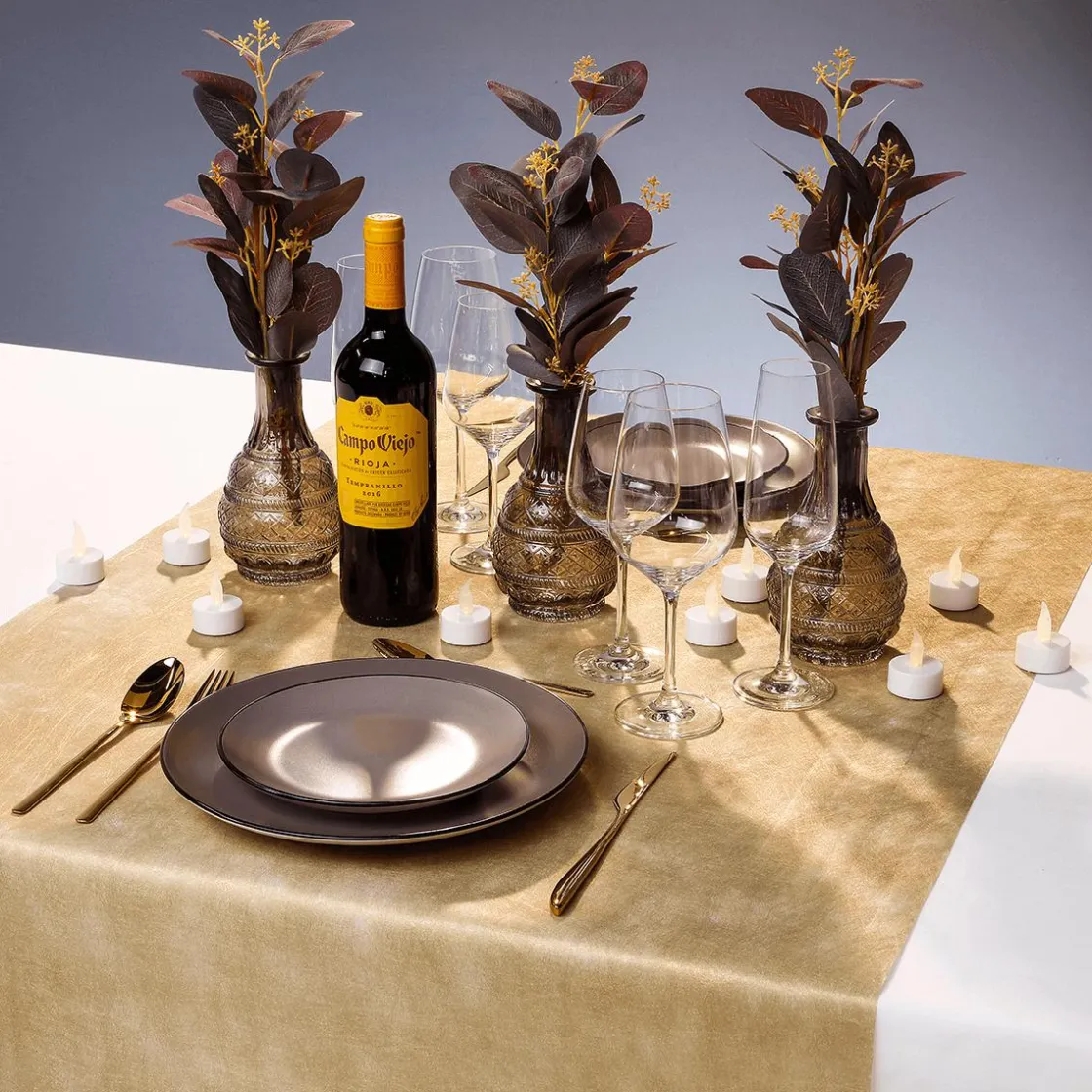 DecoWoerner Ramas Y Ramitas>Rama Decorativa De Eucalipto, 70 Cm De Largo
