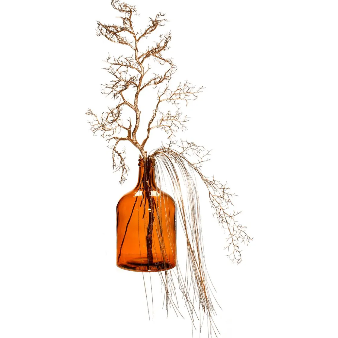 DecoWoerner Ramas Y Ramitas>Rama Decorativa Hierba Dorada 100 Cm De Largo, 2 Piezas