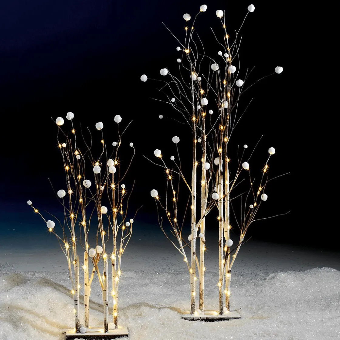 DecoWoerner Decoración De Invierno|Árboles Artificiales>Ramas De Luz LED, LED Cálido, 90 Cm