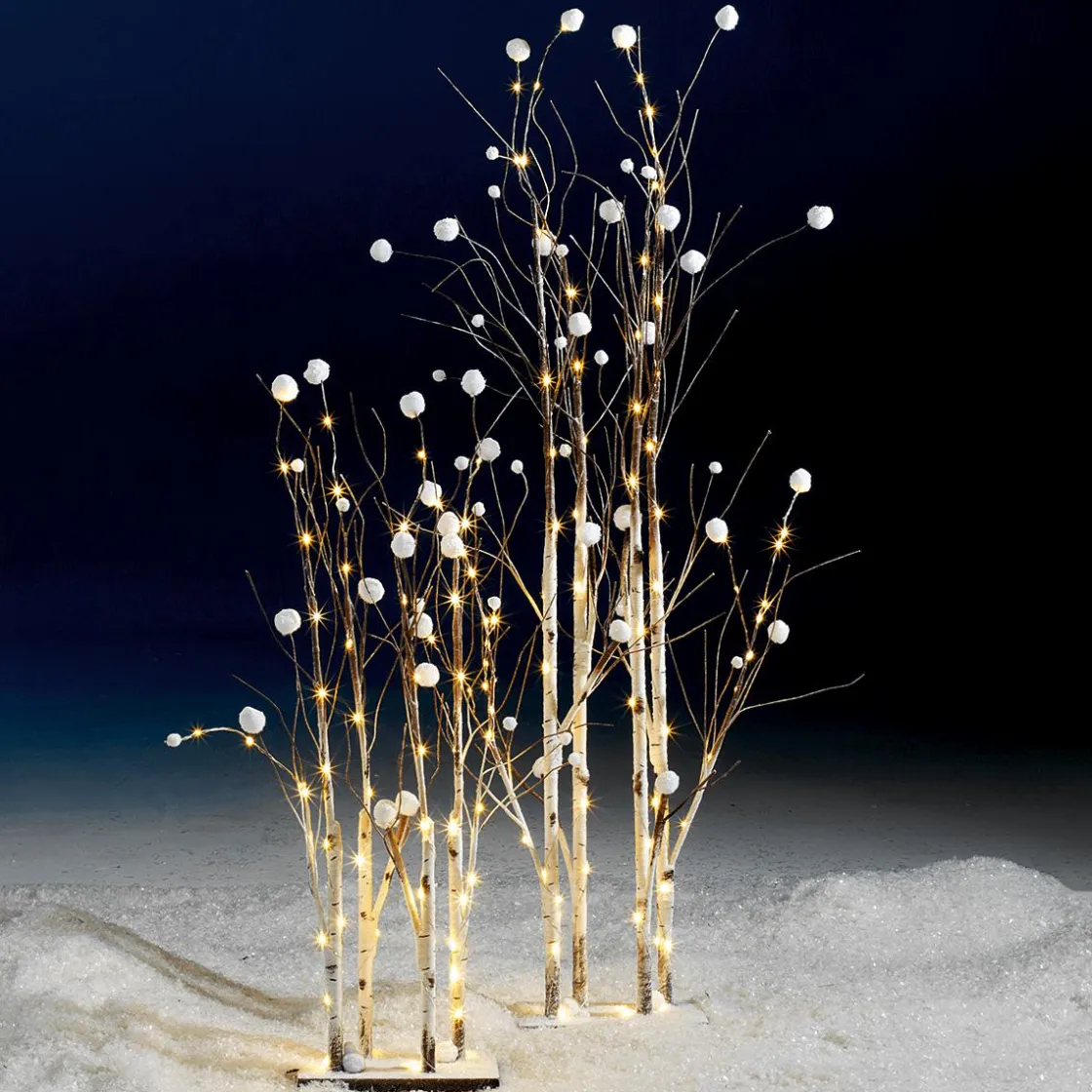 DecoWoerner Decoración De Invierno|Árboles Artificiales>Ramas De Luz LED, LED Cálido, 90 Cm