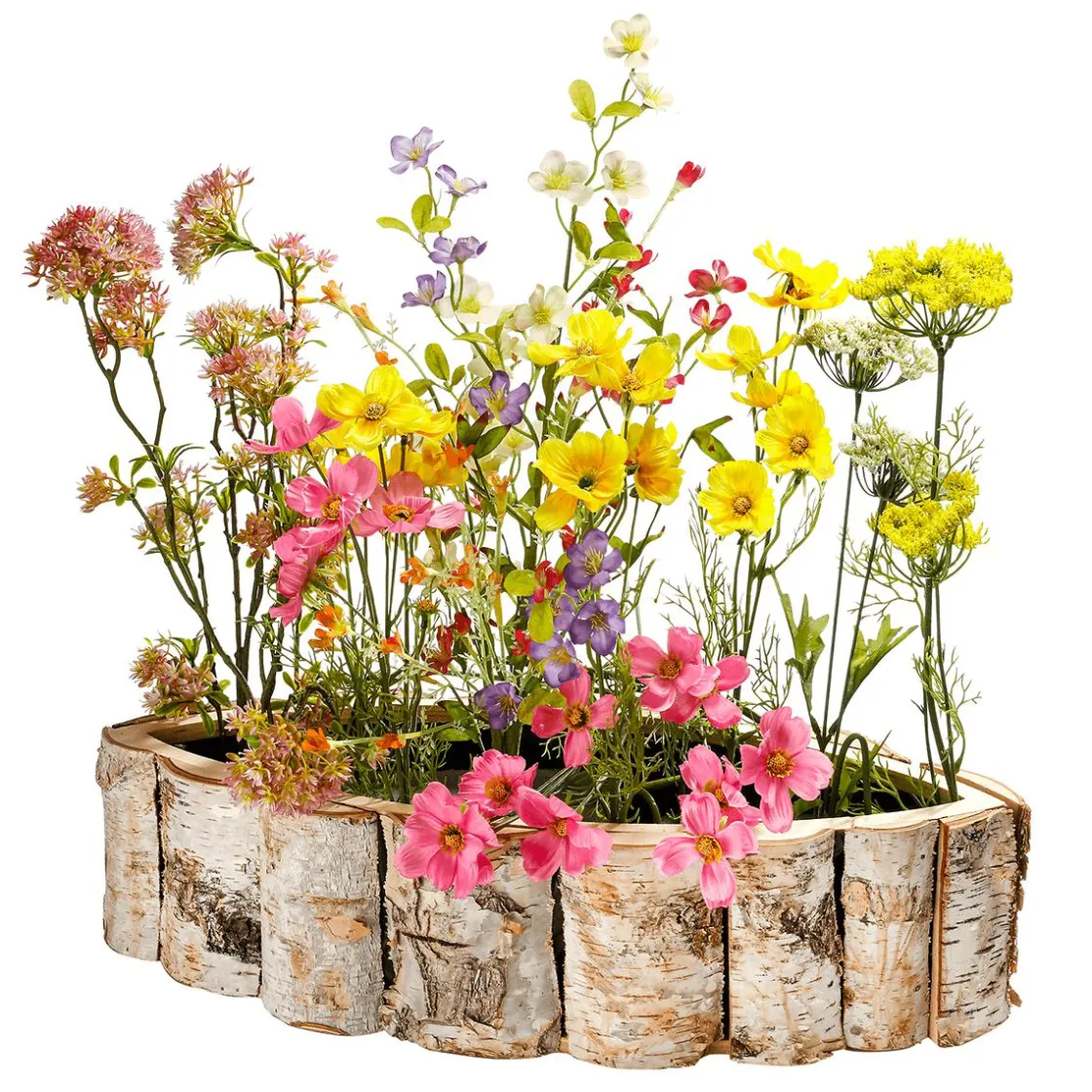 DecoWoerner Ramas Y Ramitas>Ramo De Mezcla De Flores De Colores 85 Cm