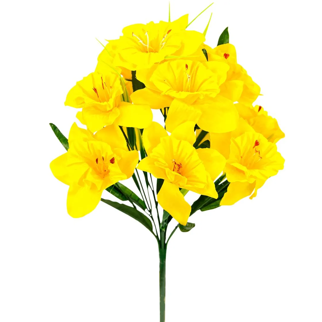 DecoWoerner Decoración De Pascua|Decoración De Primavera>Ramo De Narcisos Artificiales 38 Cm
