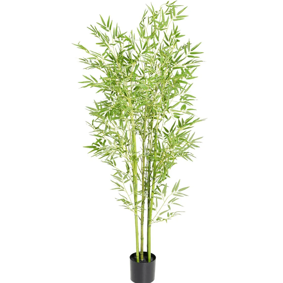 DecoWoerner Plantas Verdes|Plantas De Interior>Árbol De Bambú Artificial En Maceta