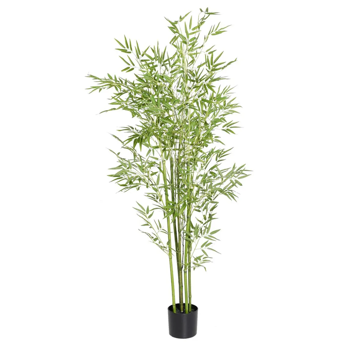DecoWoerner Plantas Verdes|Plantas De Interior>Árbol De Bambú Artificial En Maceta