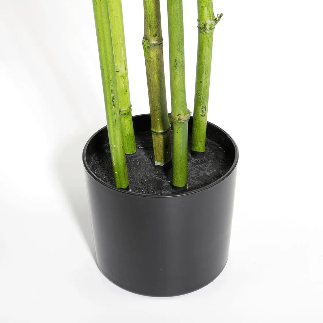DecoWoerner Plantas Verdes|Plantas De Interior>Árbol De Bambú Artificial En Maceta