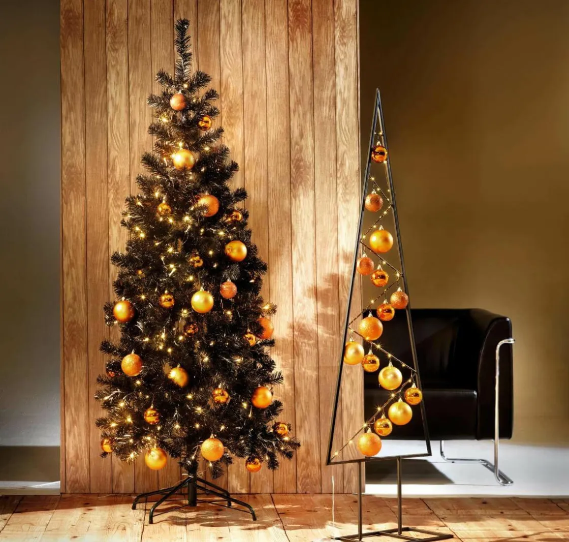 DecoWoerner Figuras De Navidad>Árbol De Metal Altura 120 Cm