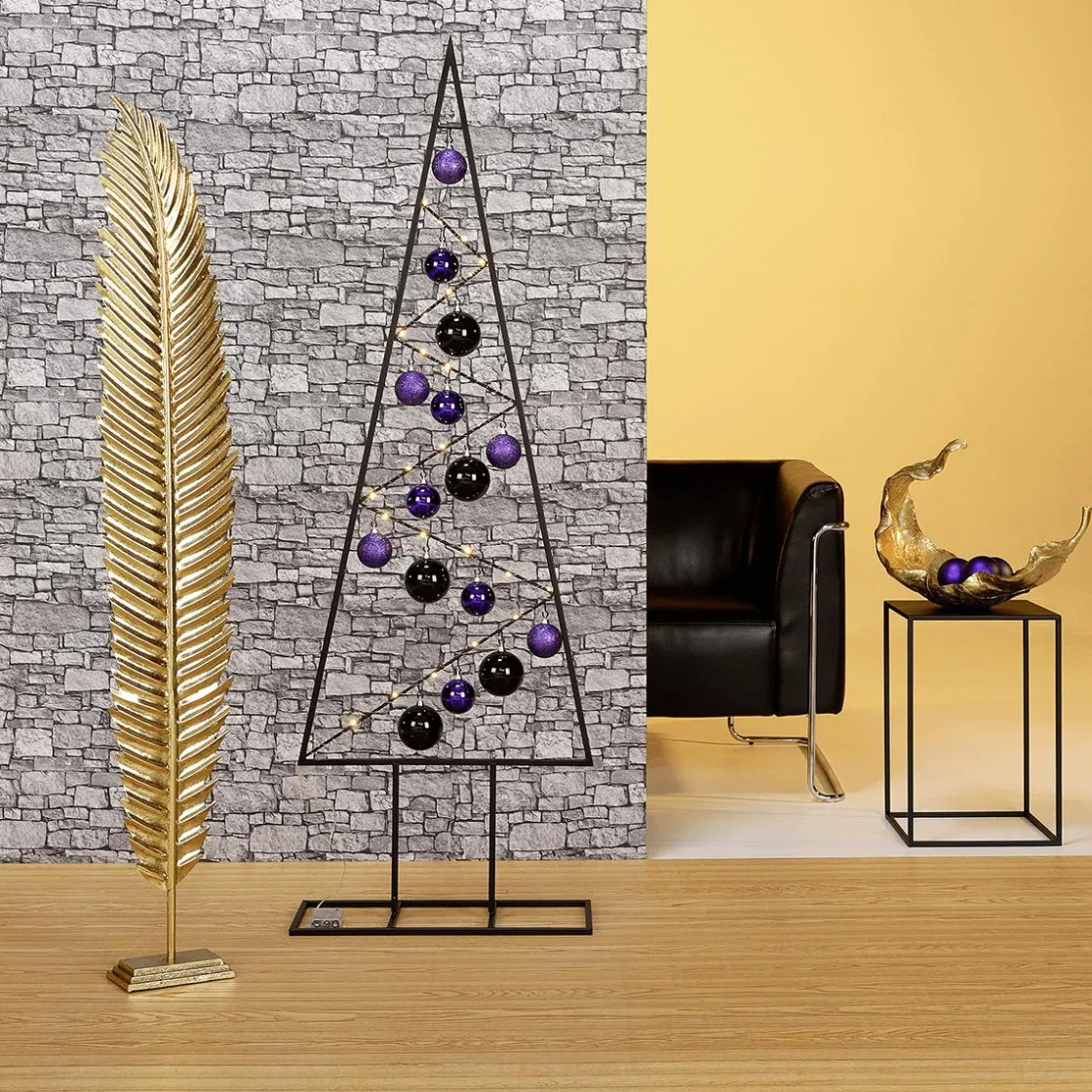 DecoWoerner Figuras De Navidad>Árbol De Metal Altura 150 Cm
