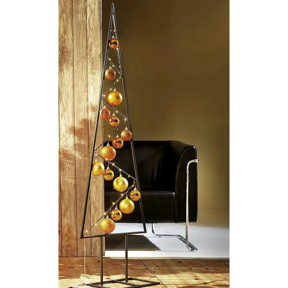 DecoWoerner Figuras De Navidad>Árbol De Metal Altura 150 Cm