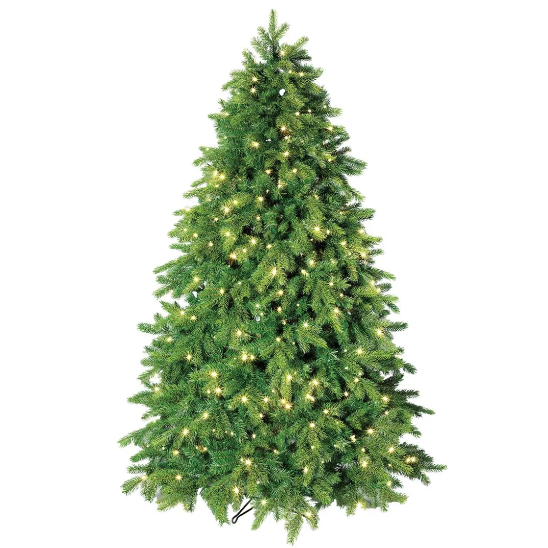 DecoWoerner Árboles De Navidad Artificiales>Árbol De Navidad Artificial Nordmann Abeto Con LED 210 Cm