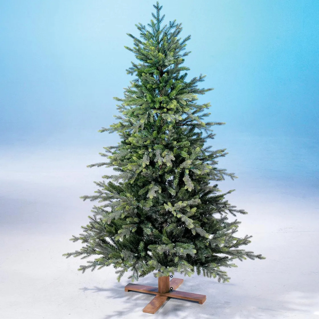 DecoWoerner Árboles De Navidad Artificiales>Árbol De Navidad Artificial Abeto Douglas Con LED 210 Cm