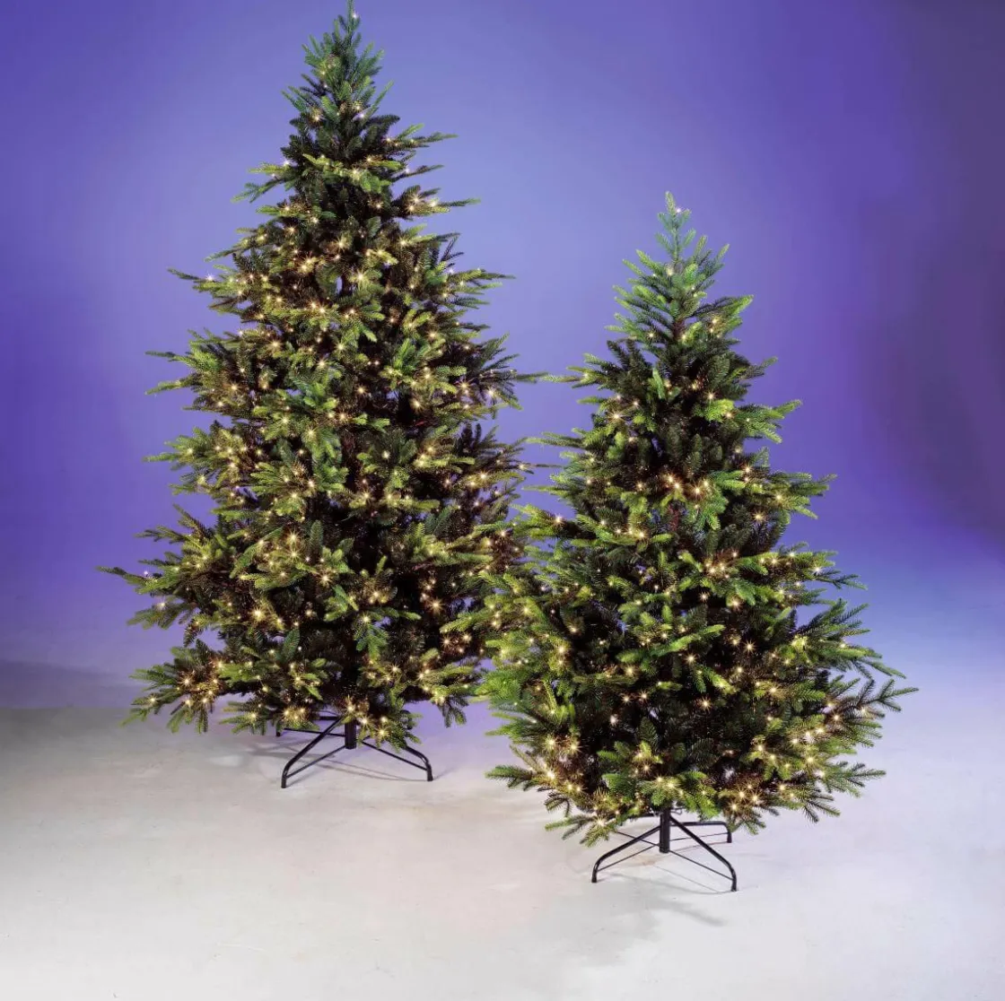 DecoWoerner Árboles De Navidad Artificiales>Árbol De Navidad Artificial Moldeado Por Inyección Pícea De Noruega Con LED 180 Cm