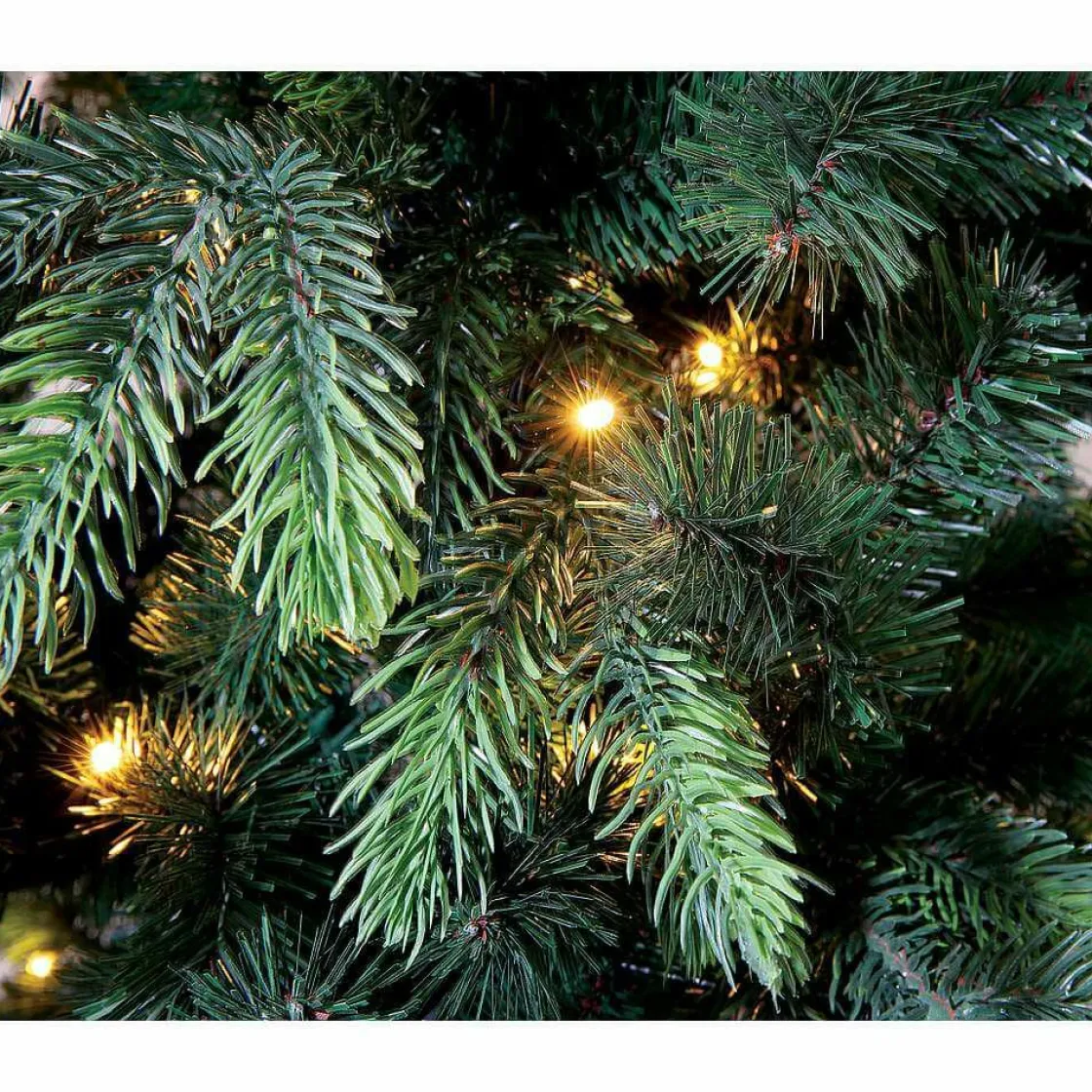 DecoWoerner Árboles De Navidad Artificiales>Árbol De Navidad Artificial Abeto Noble Con LED 180 Cm