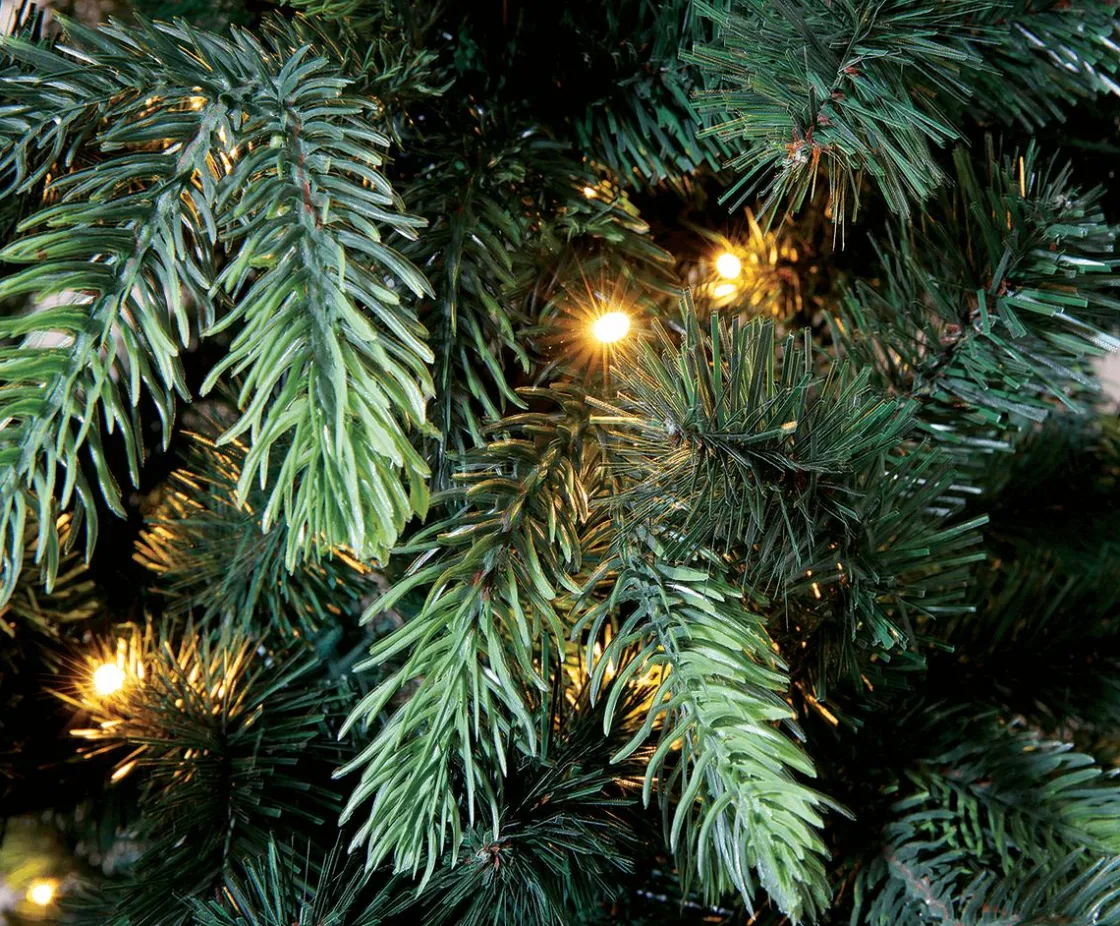 DecoWoerner Árboles De Navidad Artificiales>Árbol De Navidad Artificial Abeto Noble Con LED 240 Cm