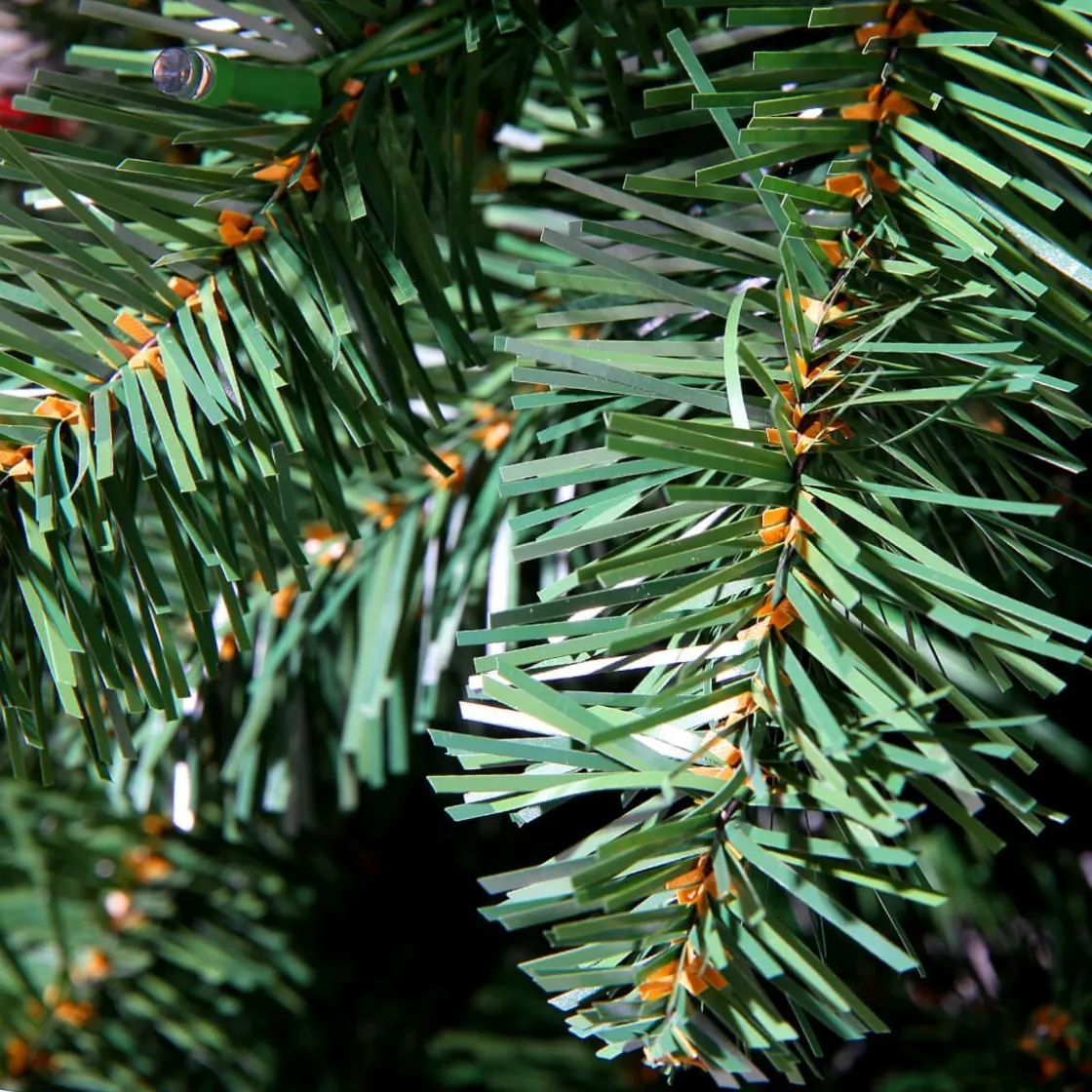 DecoWoerner Árboles De Navidad Artificiales>Árbol De Navidad Artificial Abeto Plateado Con LED 180 Cm