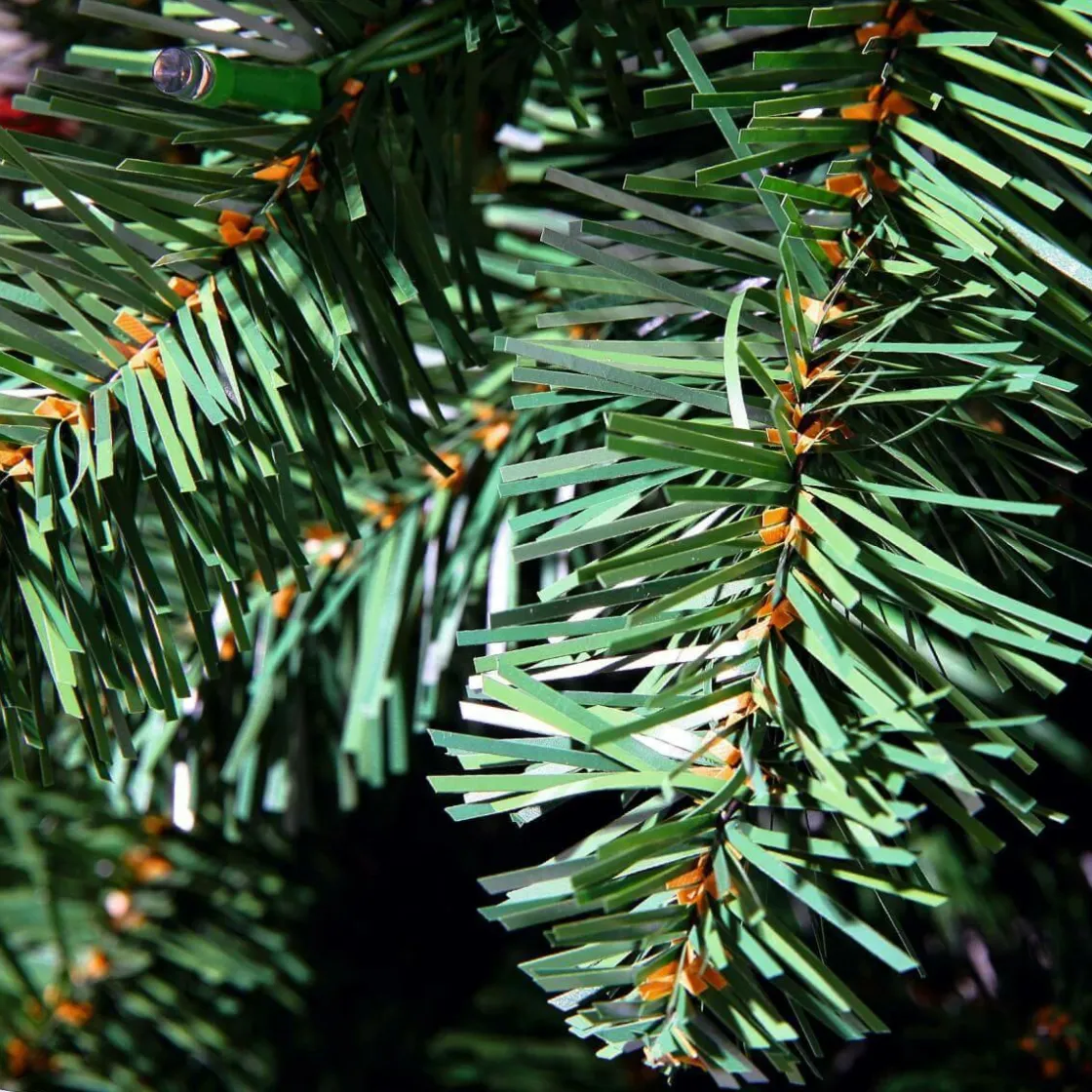 DecoWoerner Árboles De Navidad Artificiales>Árbol De Navidad Artificial Abeto Plateado Con LED 210 Cm