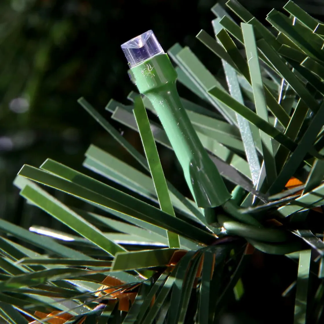 DecoWoerner Árboles De Navidad Artificiales>Árbol De Navidad Artificial Abeto Plateado Con LED 210 Cm