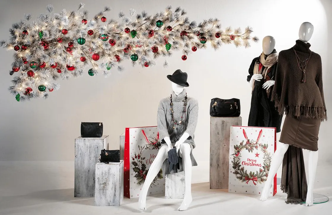 DecoWoerner Decoración De Invierno|Árboles Artificiales>Árbol De Navidad Artificial Colgante Pino Con Agujas Escarchadas Y LED 300 Cm