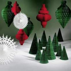 DecoWoerner Decoración Temática|Figuras De Navidad>Árbol De Navidad De Papel De Nido De Abeja