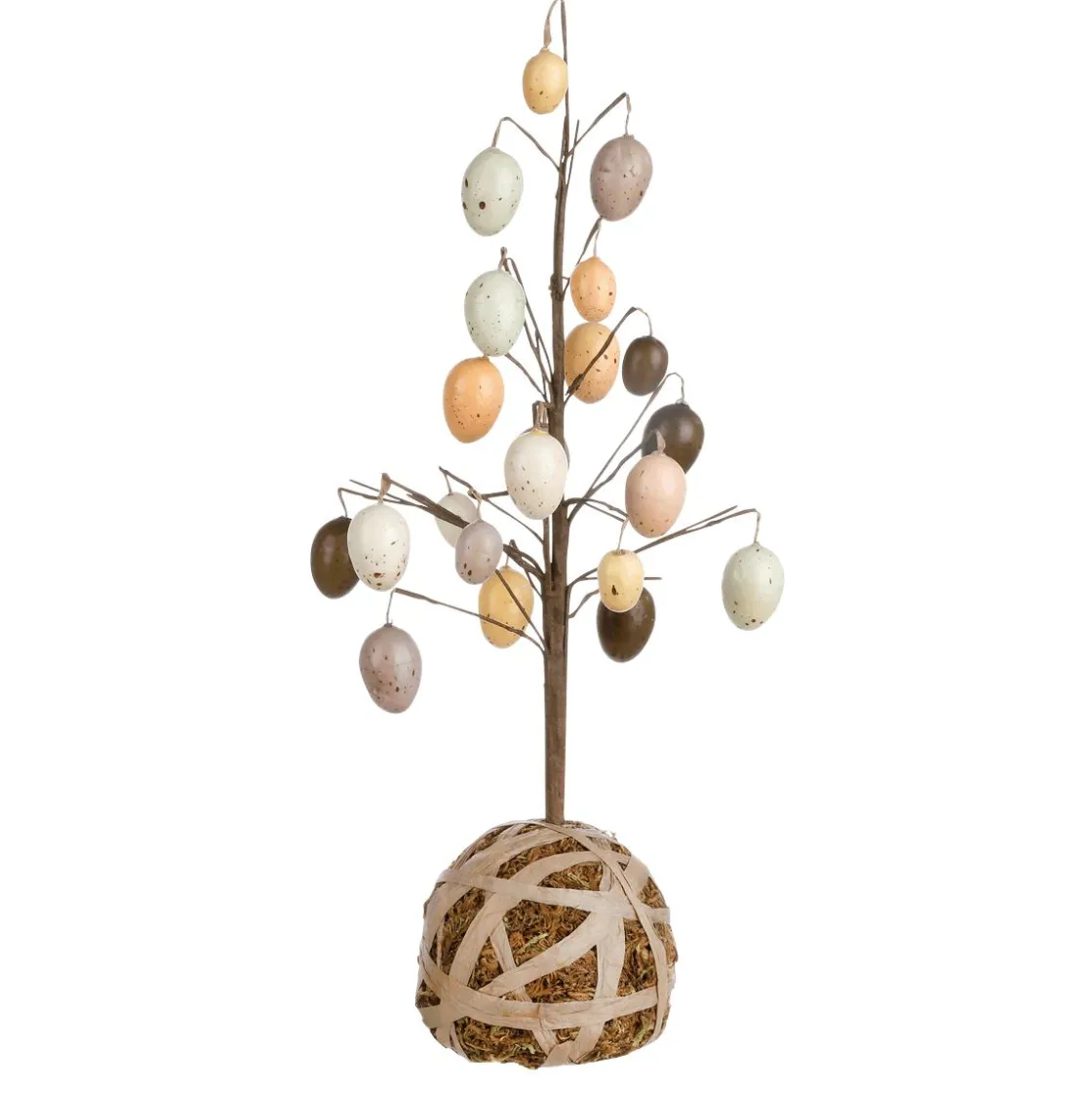 DecoWoerner Decoración De Pascua>Árbol Decorativo De Huevos De Pascua , 13 X 40 Cm De Altura