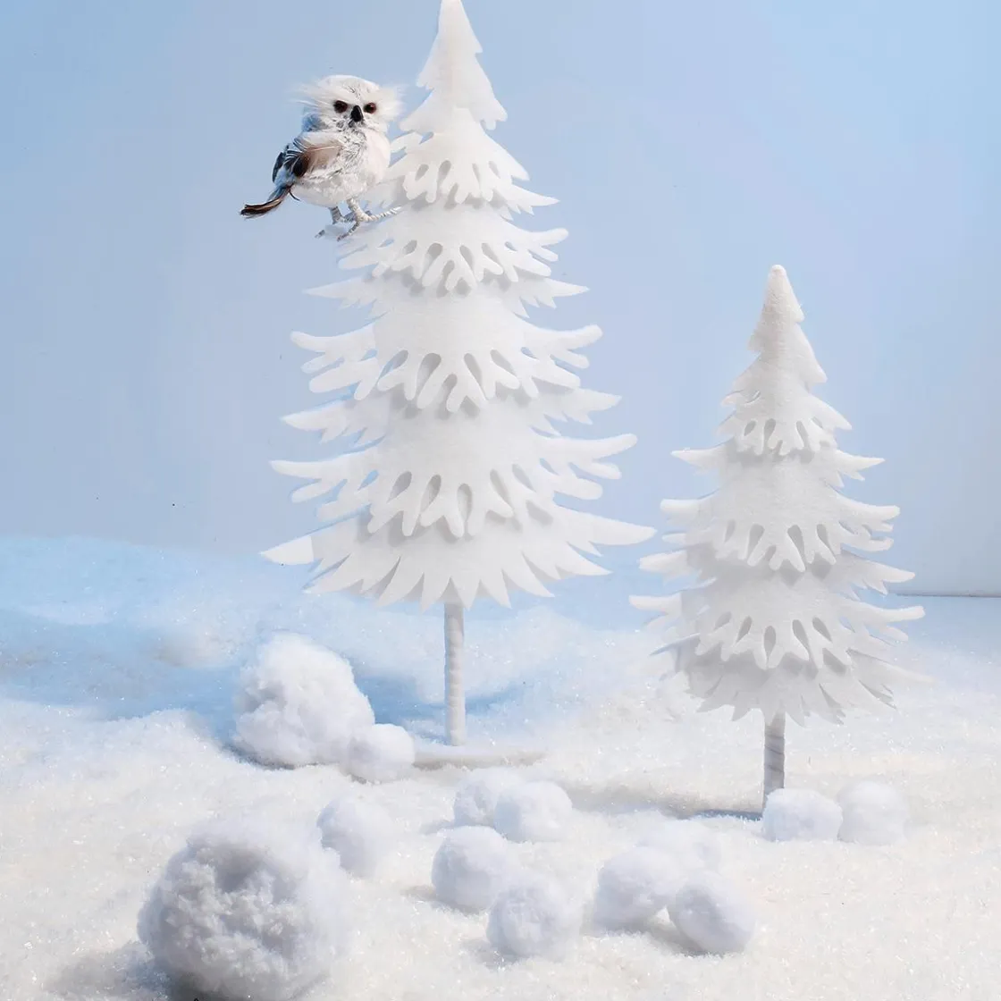 DecoWoerner Decoración De Invierno|Figuras De Navidad>Árbol Decorativo De Invierno, 60 Cm De Altura